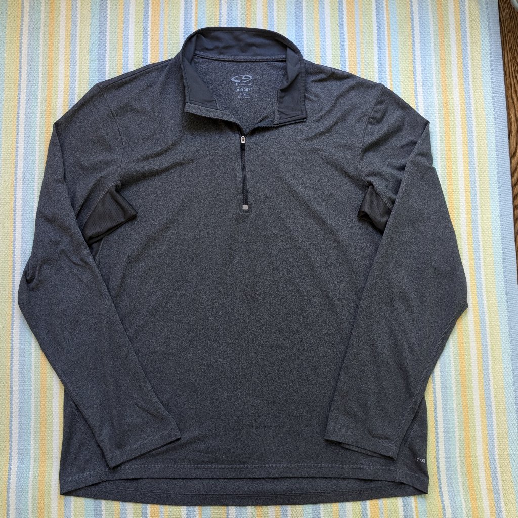 Men's C9 Duodry Gray Pullover Large